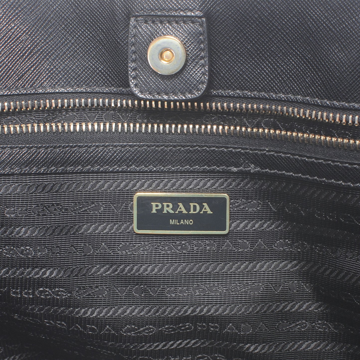Saffiano Lux Tote Nero Black