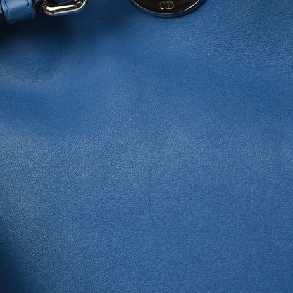 Christian Dior Smooth Calfskin Large Diorissimo Tote Blue 14 of 17