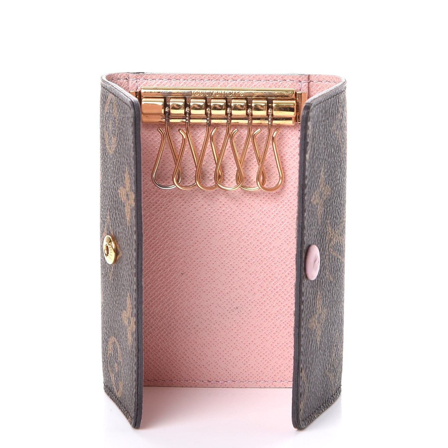 Monogram Multicles 6 Key Holder Rose Ballerine
