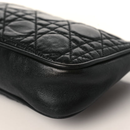 Christian Dior Lambskin Cannage Lady Dior Pochette Black 8 of 8