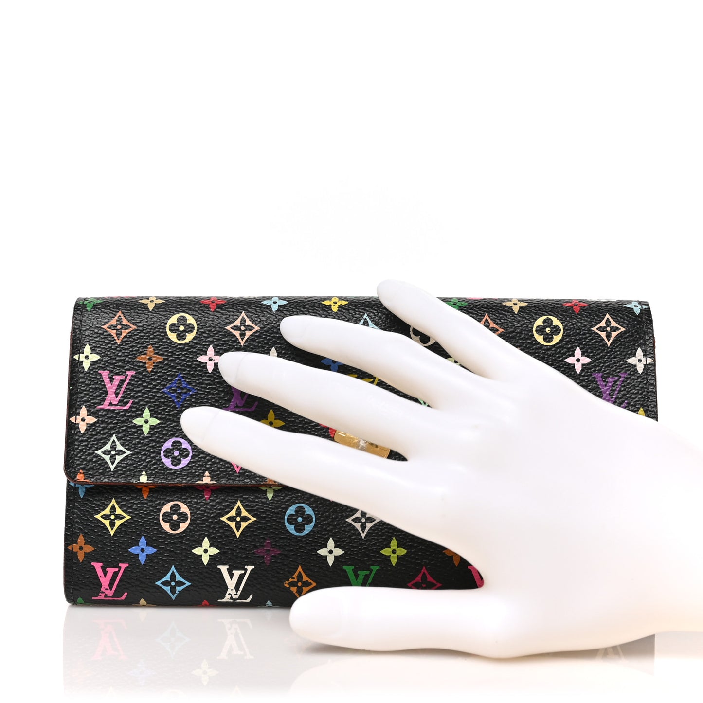 Monogram Multicolor Sarah Wallet Black Grenade