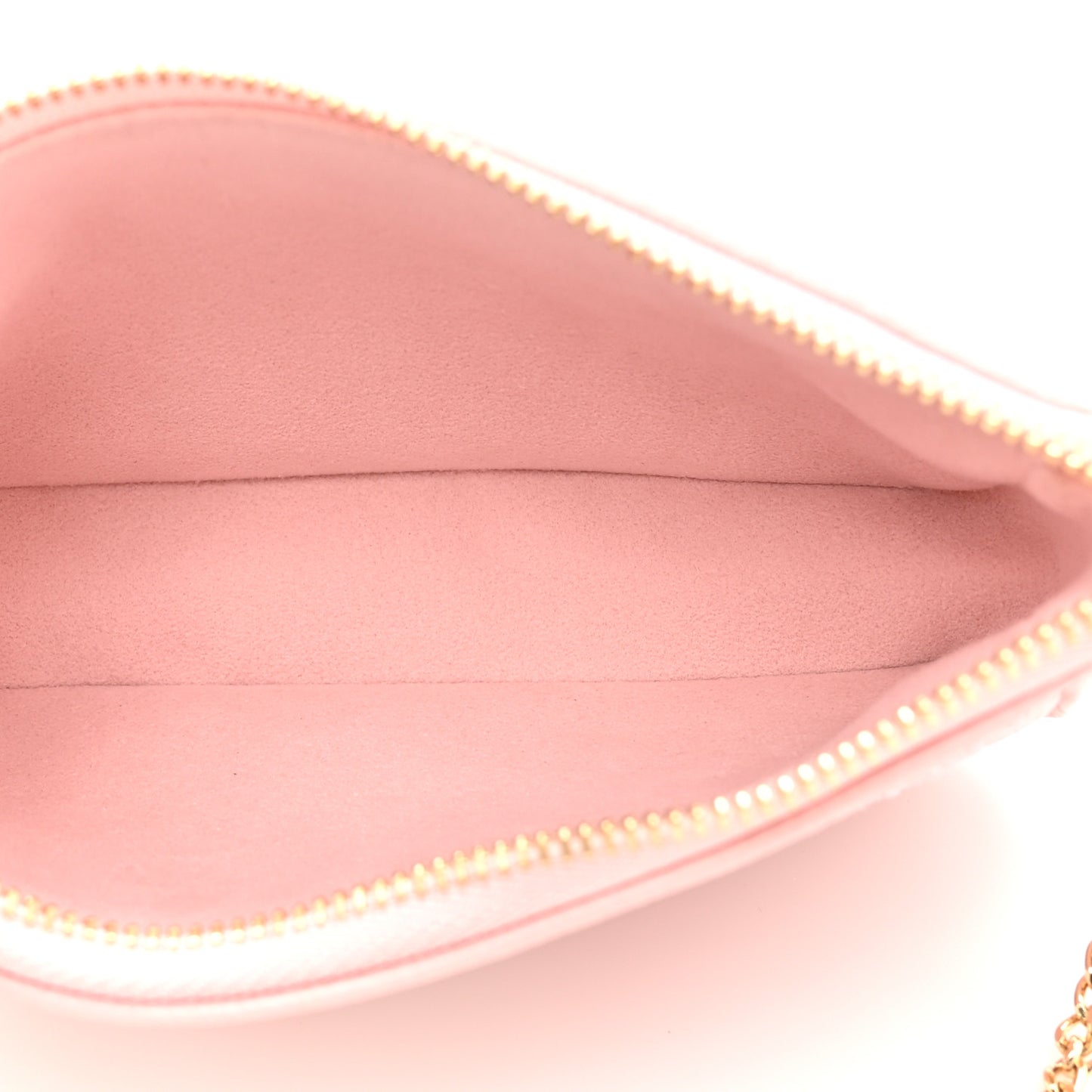 Empreinte Monogram Giant Broderies Mini Pochette Accessories Pink Creme