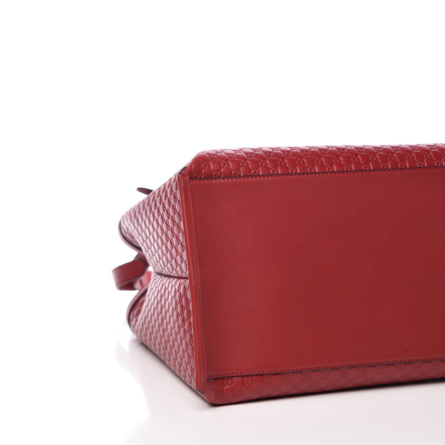 Soft Microguccissima Large Tote Red