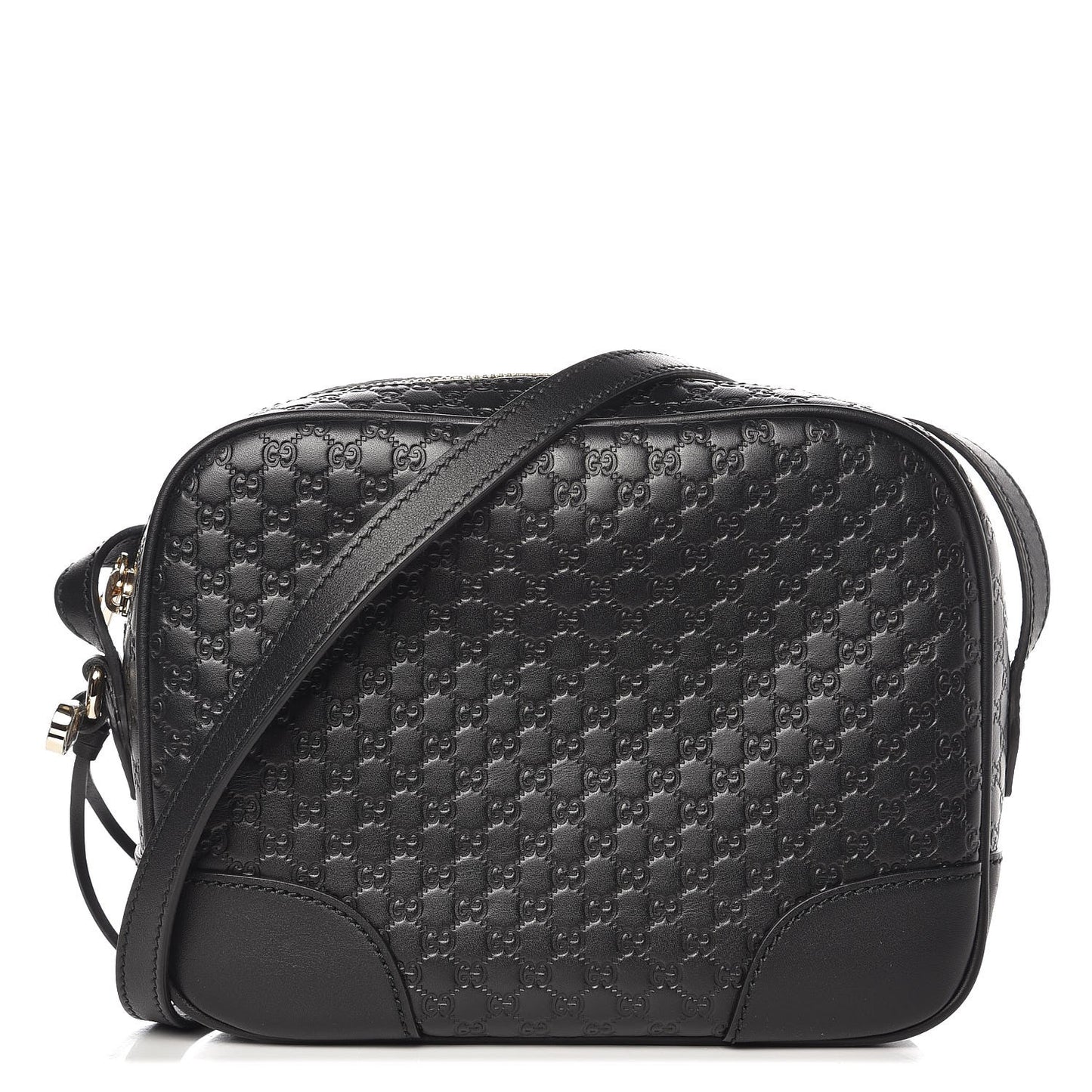 Microguccissima Mini Bree Messenger Bag Black