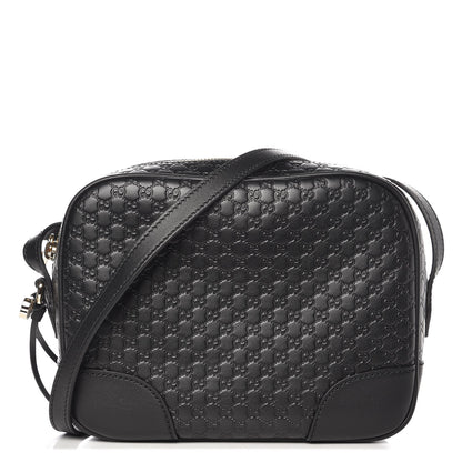 Gucci Microguccissima Mini Bree Messenger Bag Black 1 of 7