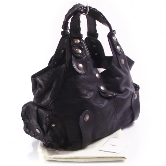 Chloe Calfskin Silverado Shoulder Bag Black 3 of 13