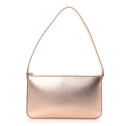 Christian Louboutin Metallic Nappa Loubila Shoulder Bag Leche 1 of 8