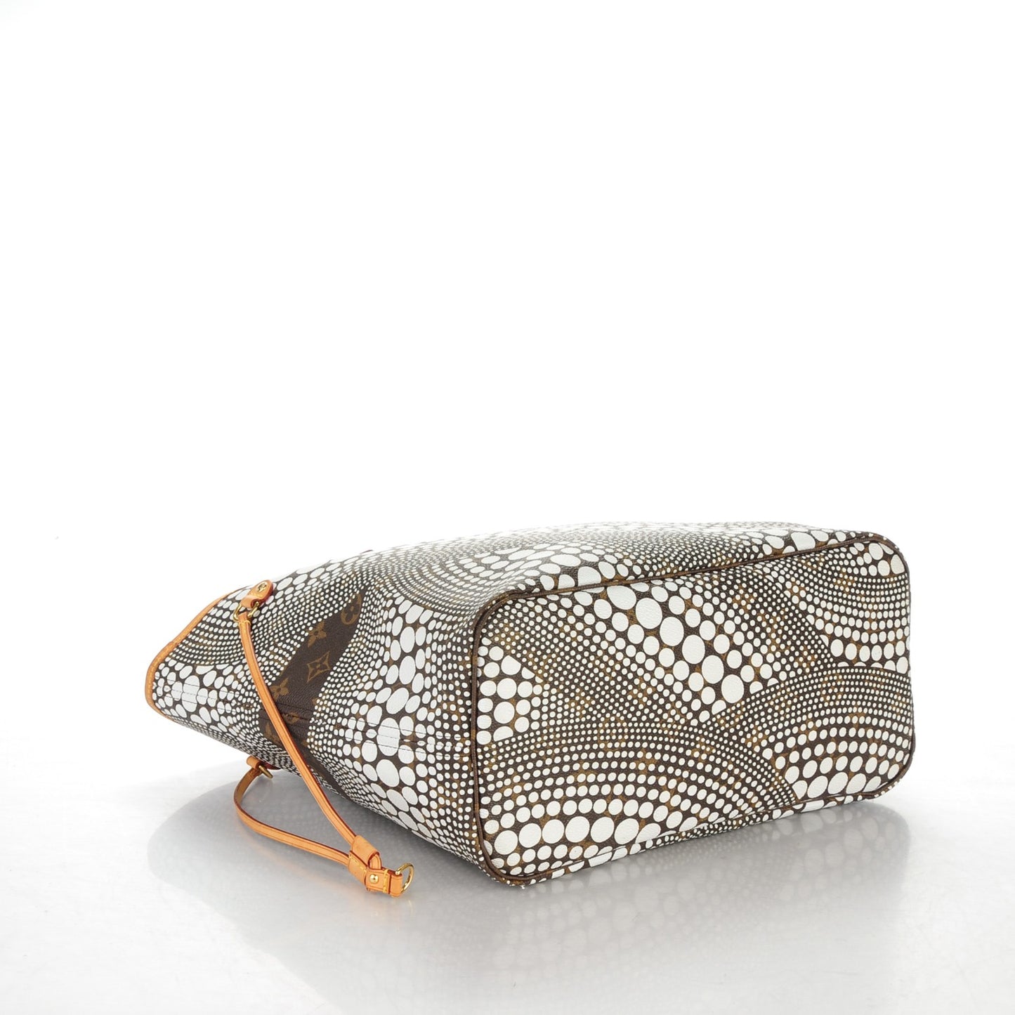 Monogram Kusama Waves Neverfull MM White