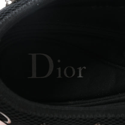 Christian Dior Technical Canvas Embellished Dior Fusion Sneakers 37.5 Black Pink 6 of 7