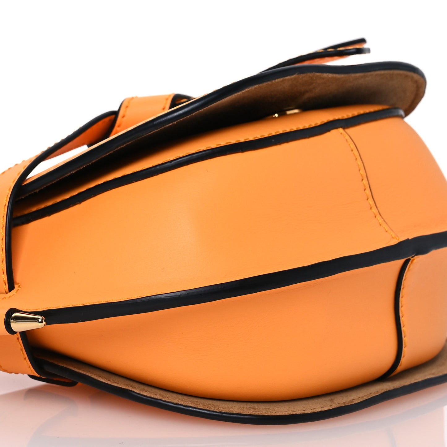 Calfskin Jacquard Mini Gate Dual Bag Mandarin