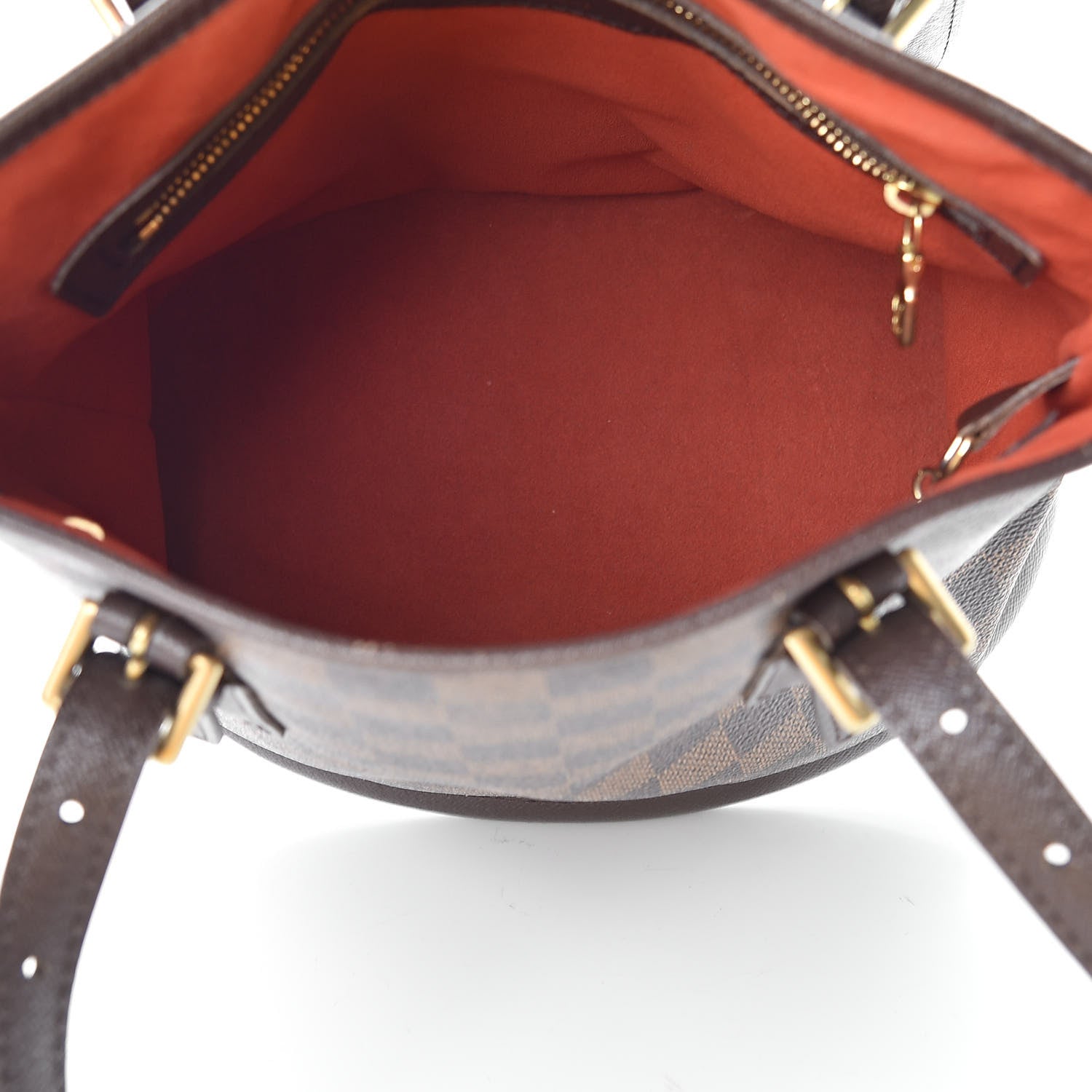 Louis Vuitton Damier Ebene Marais Bucket 23 5 of 14