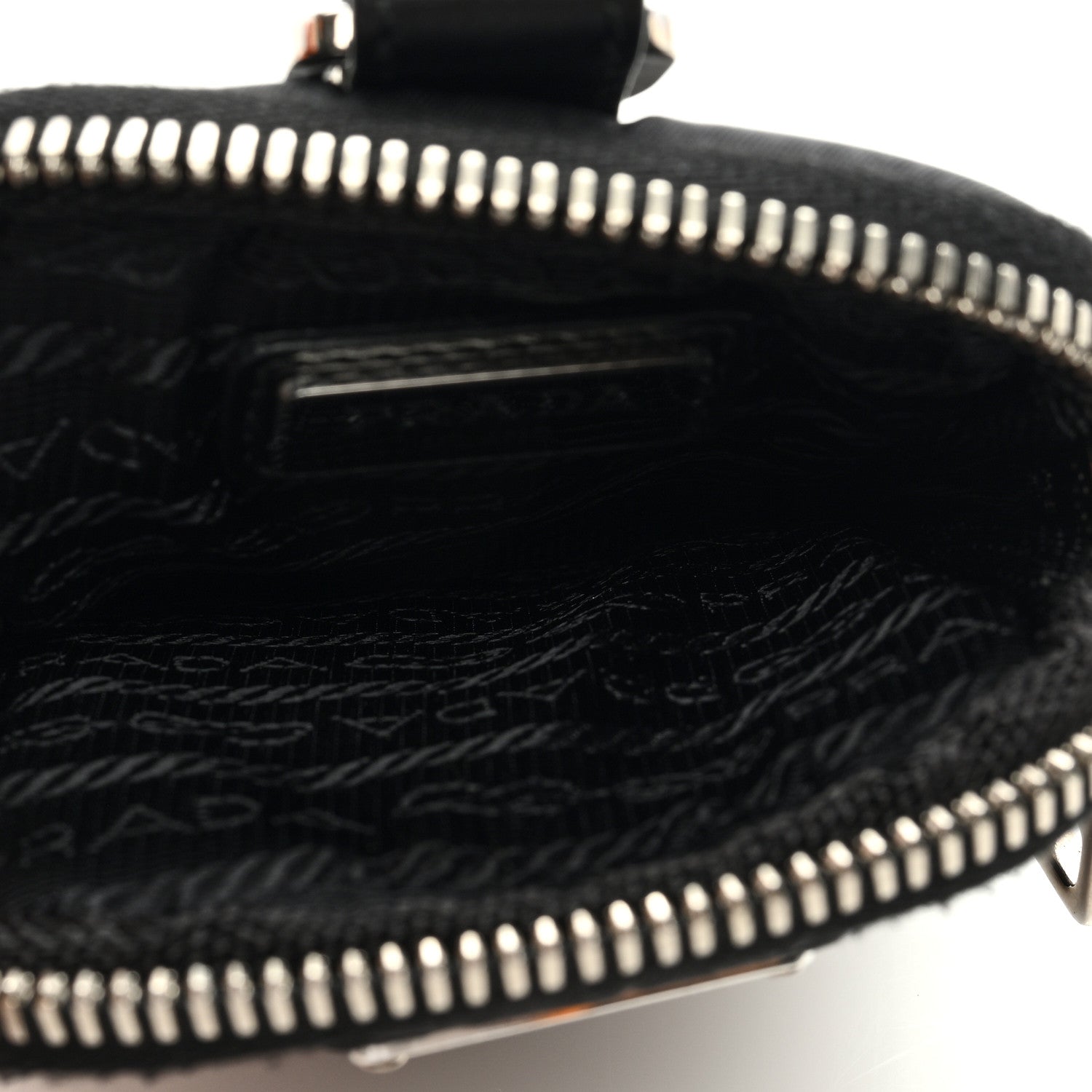Prada Tessuto Nylon Mini Pouch Black 5 of 6