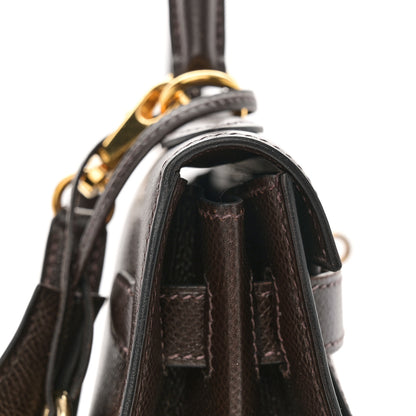 Hermes Epsom Kelly Sellier 32 Chocolate 12 of 23
