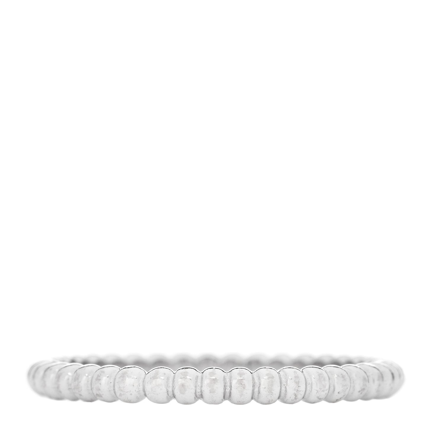 18K White Gold Small Perlee Ring 60 9