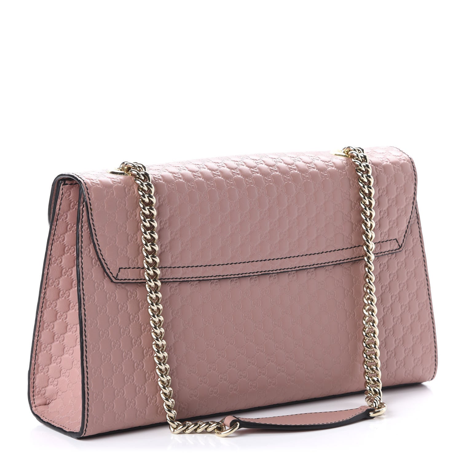 Gucci Microguccissima Medium Emily Chain Shoulder Bag Soft Pink 3 of 10