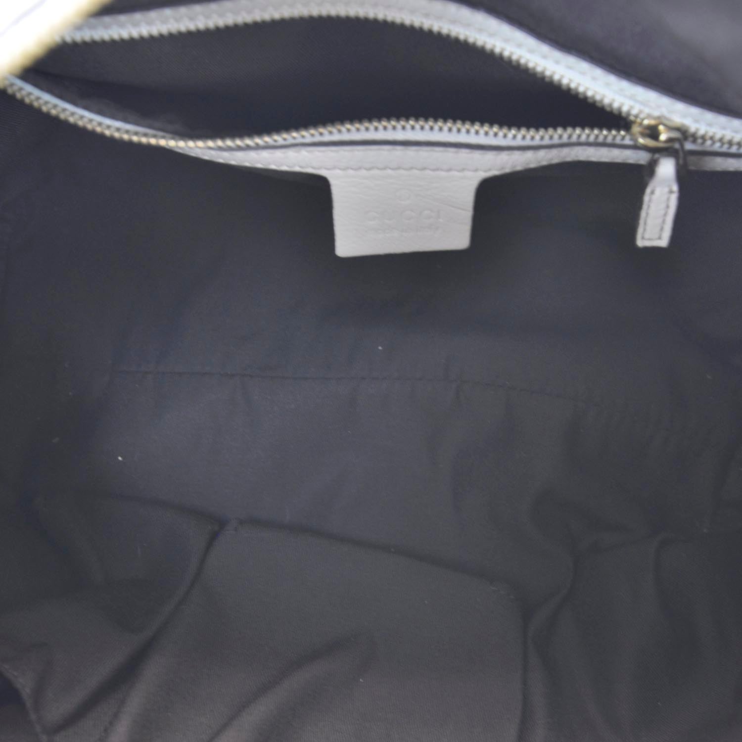 Gucci Monogram Horsebit Nail Boston White 9 of 12