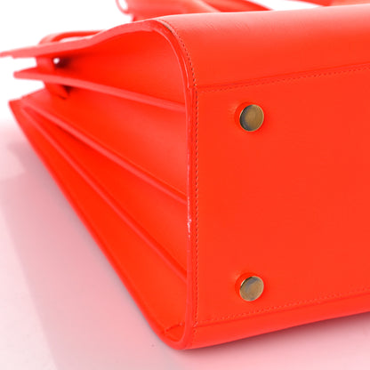 Saint Laurent Calfskin Small Sac De Jour Neon Orange 7 of 10