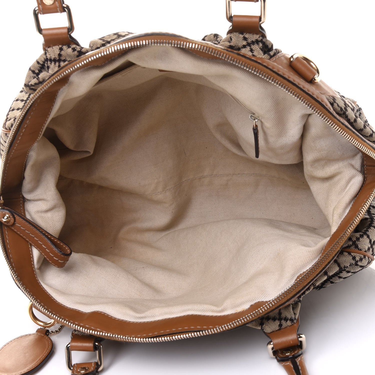 Gucci Diamante Medium Sukey Boston Brown 4 of 11