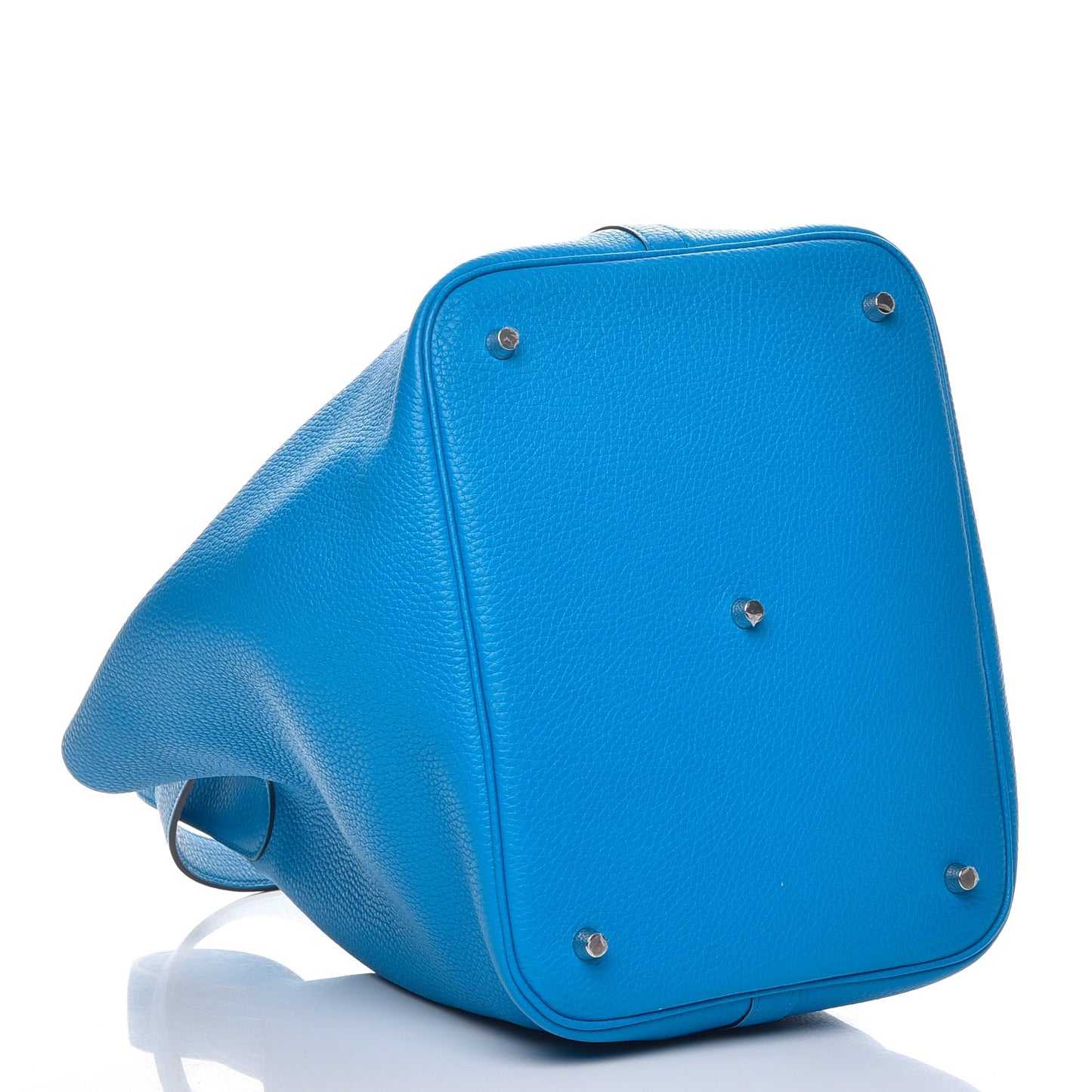 Taurillon Clemence Picotin Lock 26 GM Bleu Zanzibar