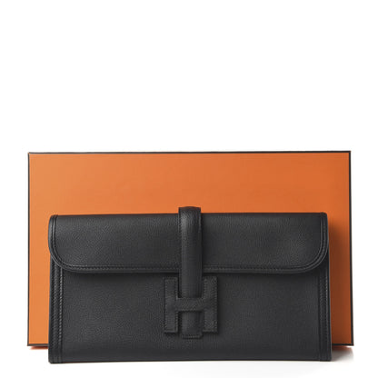 Hermes Chevre Chandra Jige Elan 29 Clutch Black 11 of 11
