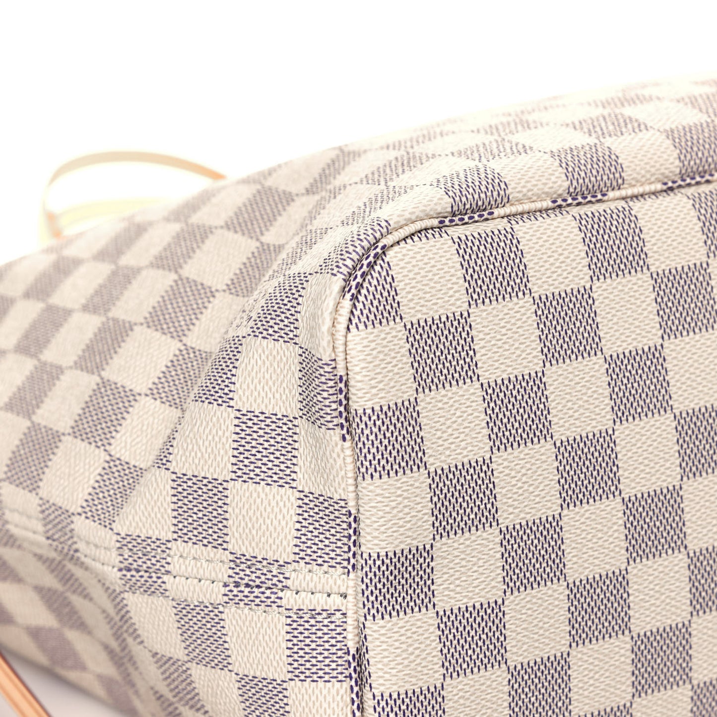Damier Azur Neo Neverfull MM Rose Ballerine
