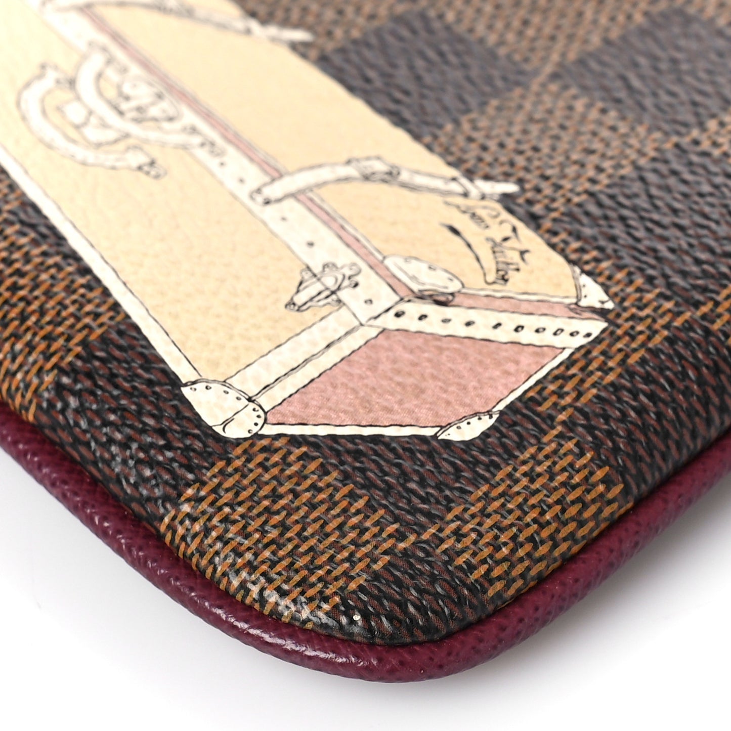 Damier Ebene Milla MM Trunk Pochette