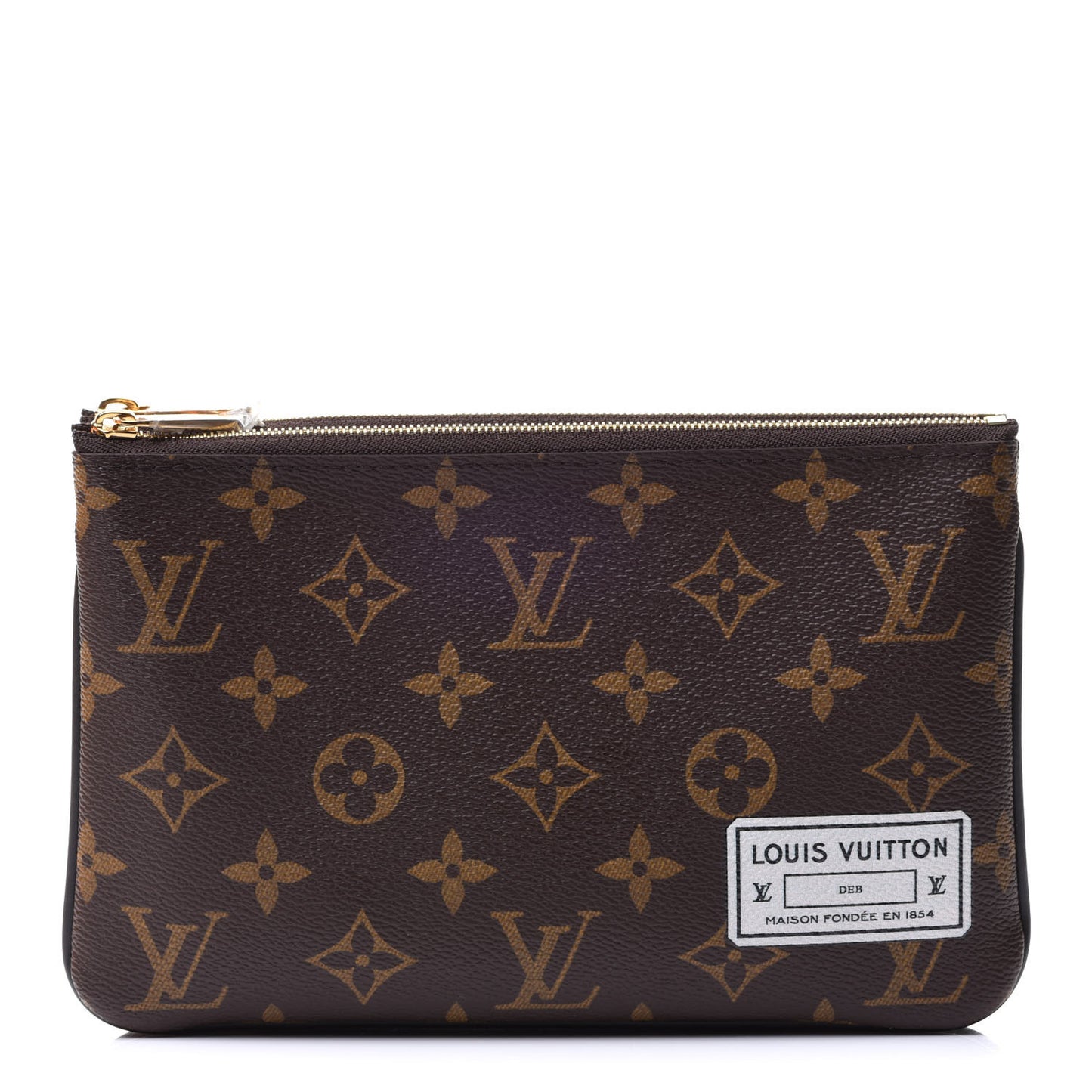 Monogram World Tour Double Zip Pochette