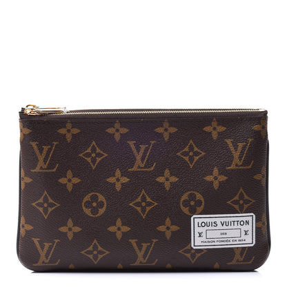 Louis Vuitton Monogram World Tour Double Zip Pochette 1 of 11