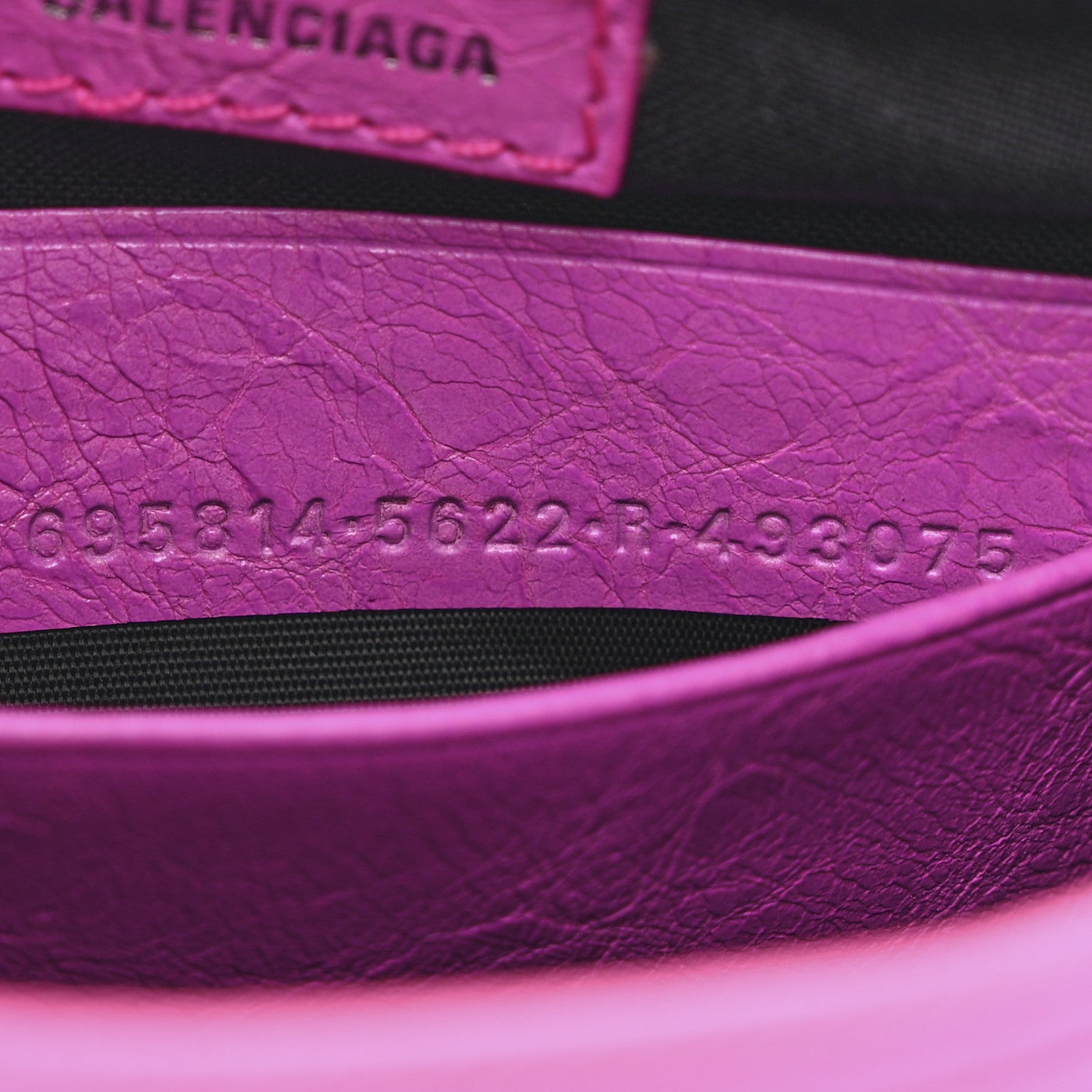 Balenciaga Agneau Arena Le Cagole Mini Purse With Chain Lipstick Pink 8 of 11