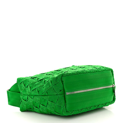 Bottega Veneta Canvas Maxi Intrecciato Webbing Cassette Crossbody Bag Green 4 of 13