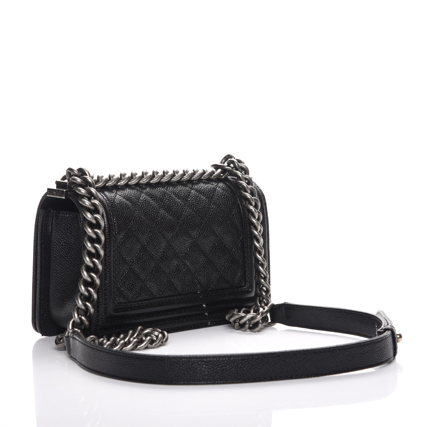 Chanel Caviar Quilted Small Boy Flap Black 3 of 8