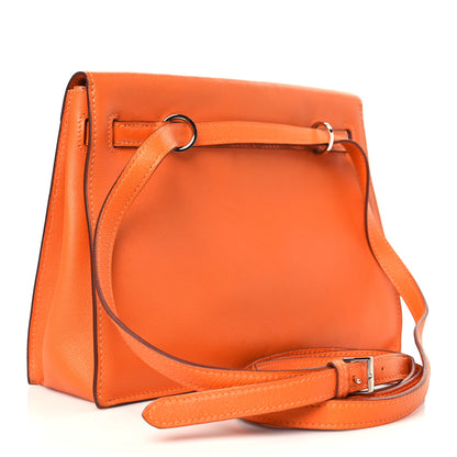 Hermes Swift Kelly Danse Belt Bag Orange 3 of 9