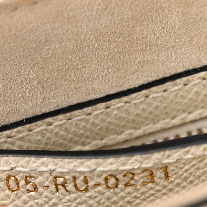 Christian Dior Grained Calfskin Saddle Bag White 7 of 15