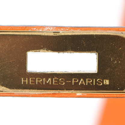 Hermes Taurillon Clemence Birkin 35 Orange 19 of 31