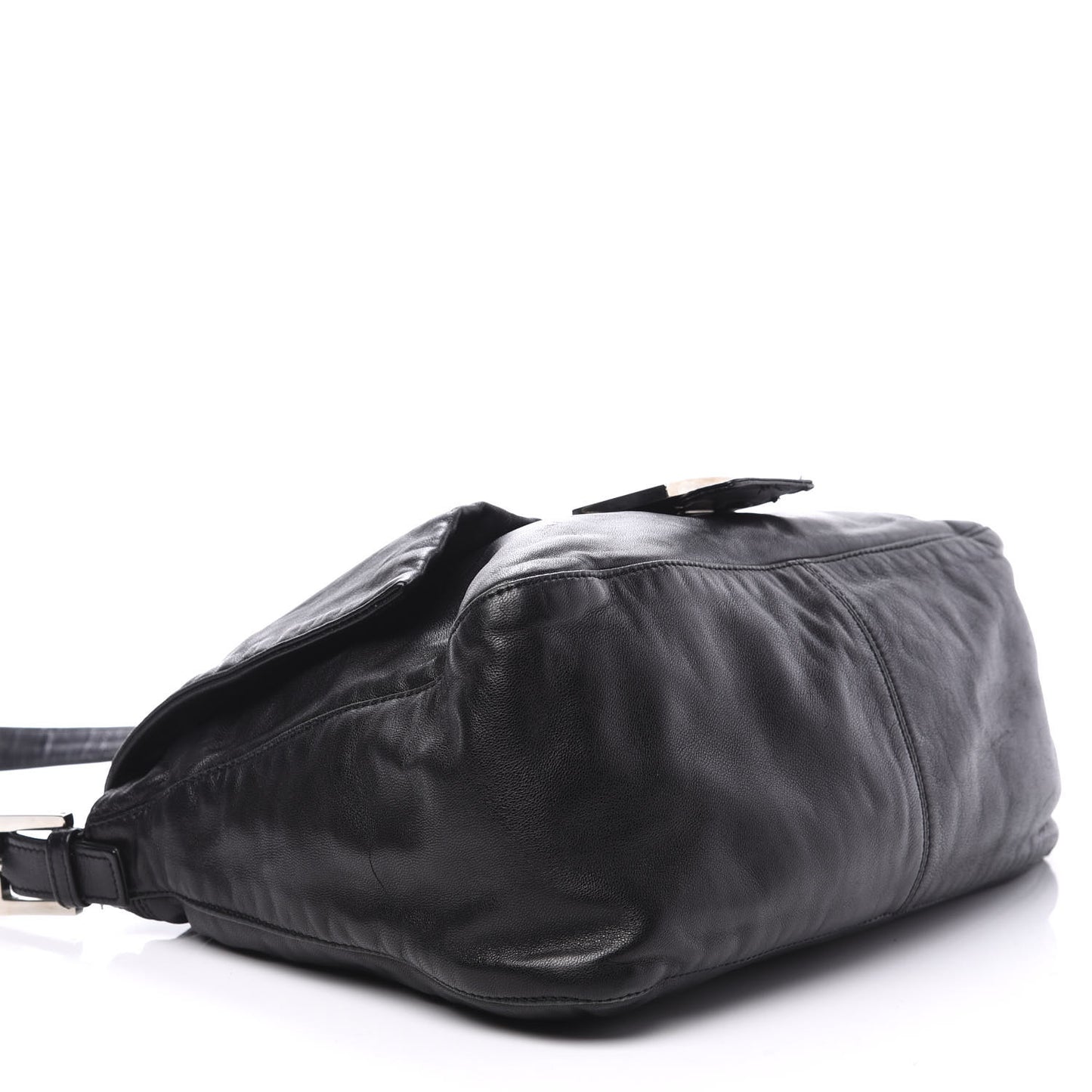 Calfskin Big Forever Mama Baguette Black