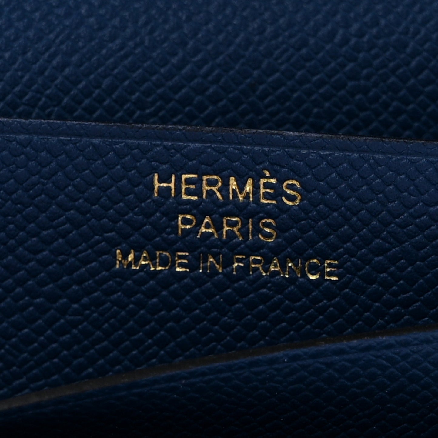 Grained Monsieur Bearn Gusset Wallet Bleu de Prusse