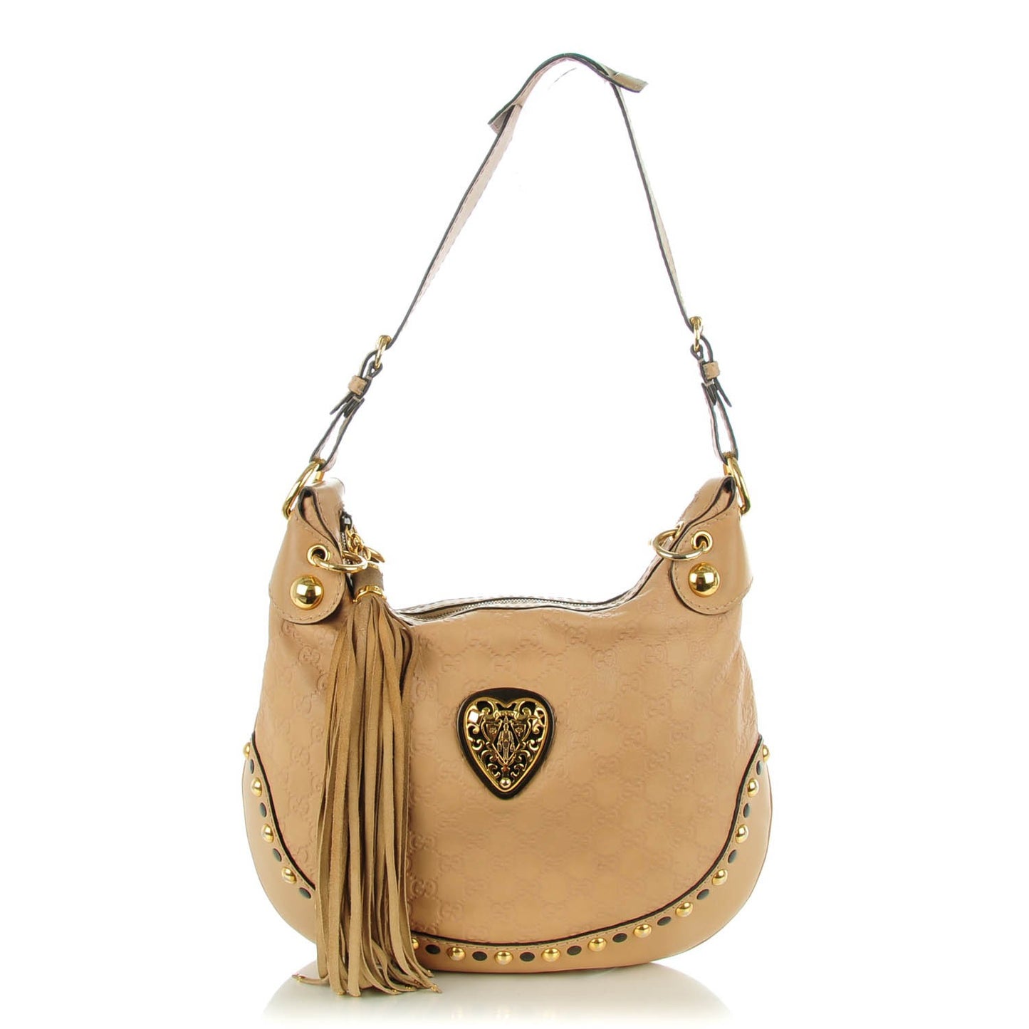 Guccissima Babouska Hobo Beige