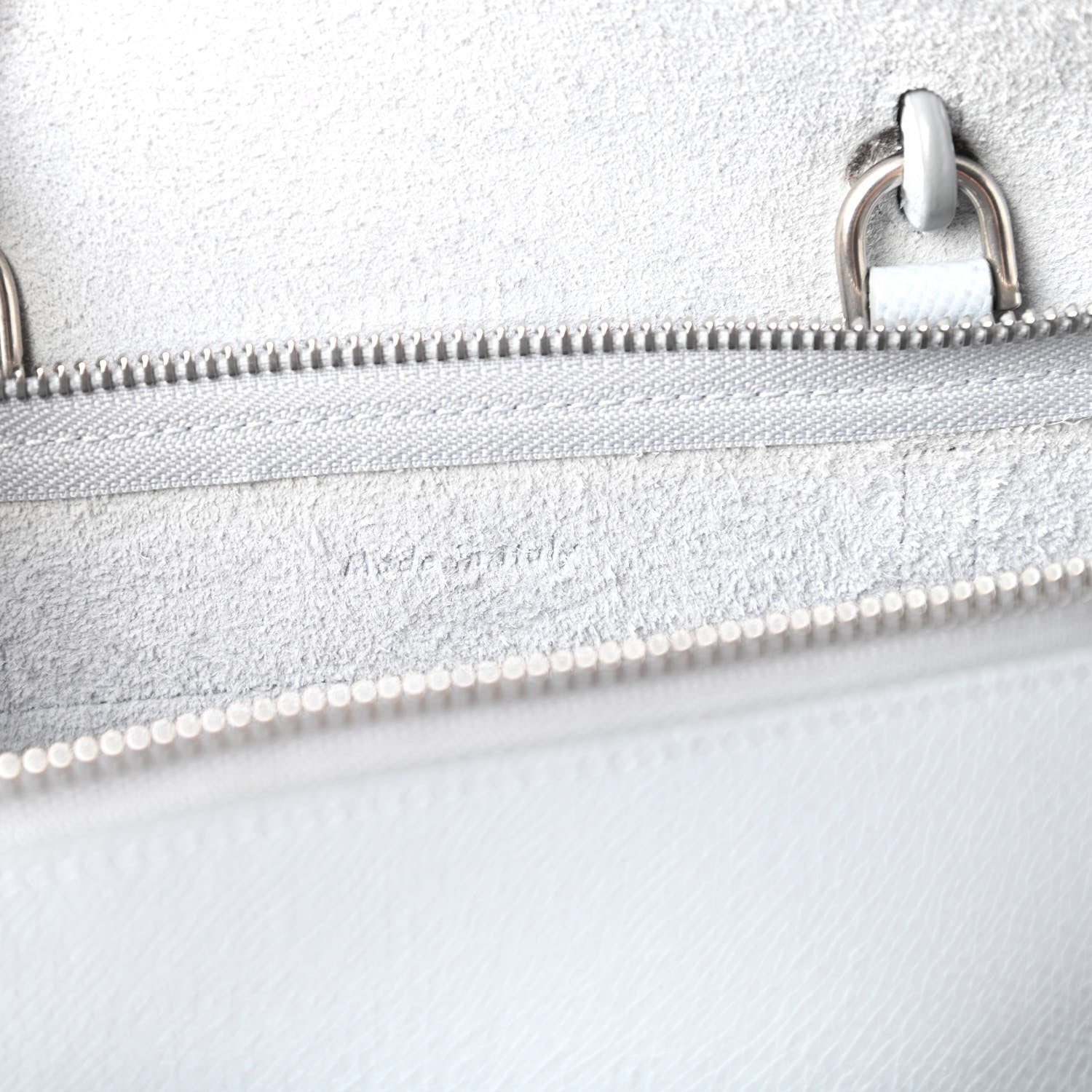 Celine Grained Calfskin Micro Belt Bag Cloud 8 of 9