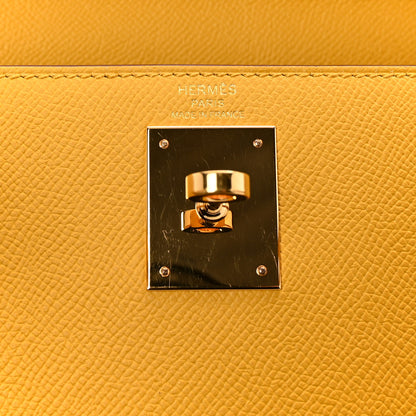Hermes Epsom Kelly Sellier 28 Jaune Ambre 11 of 19