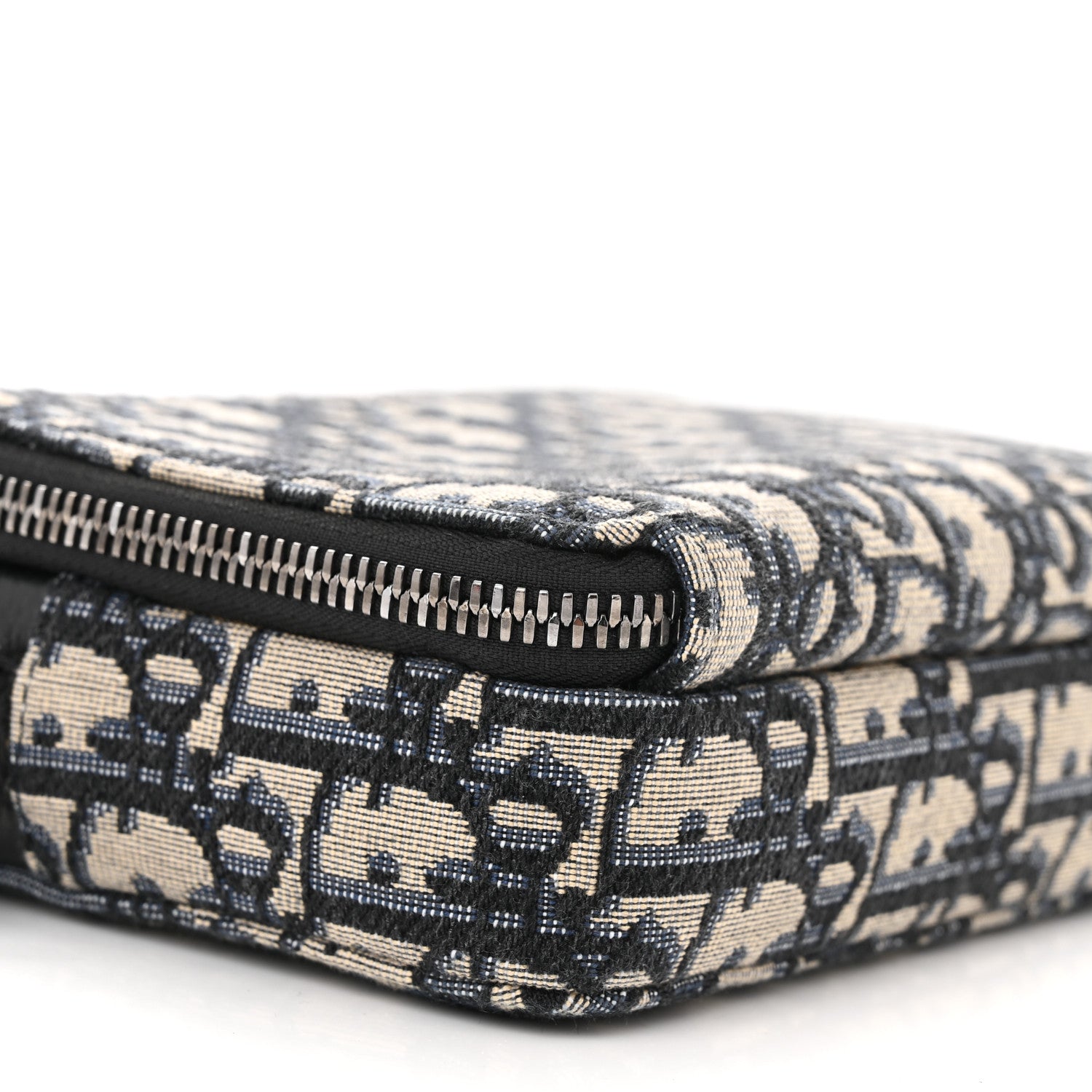 Christian Dior Oblique Pouch Beige Black 10 of 14