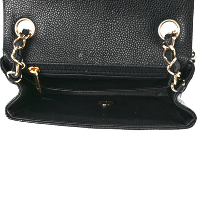 Chanel Caviar Quilted Mini Square Flap Black 5 of 13