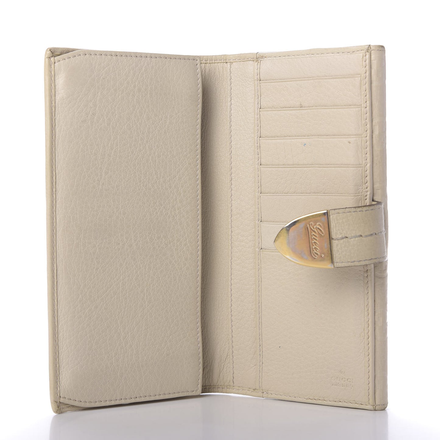 Guccissima Signoria Continental Wallet Off White