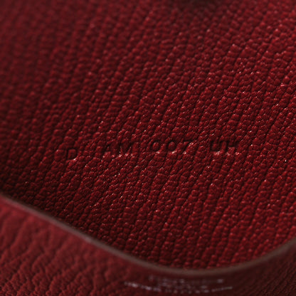 Hermes Chevre Mysore Mini In-The-Loop Card Holder Rouge H 7 of 7