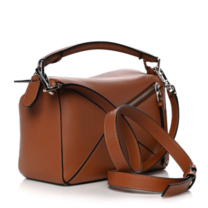 Loewe Calfskin Small Puzzle Bag Tan 3 of 15