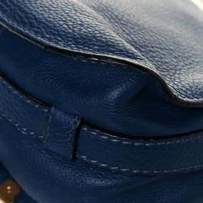 Chloe Calfskin Mini Marcie Round Crossbody Bag Royal Navy 10 of 10