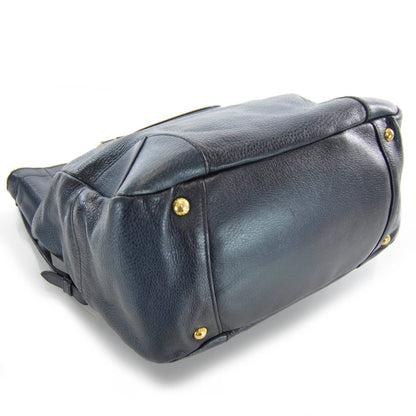 Prada Cervo Deerskin Hobo Denim 4 of 7