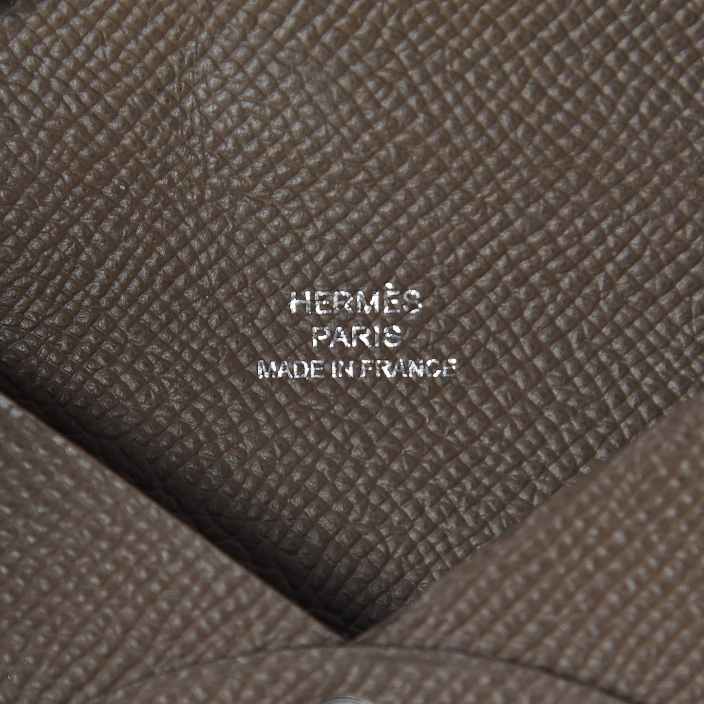 Epsom Calvi Card Case Etoupe