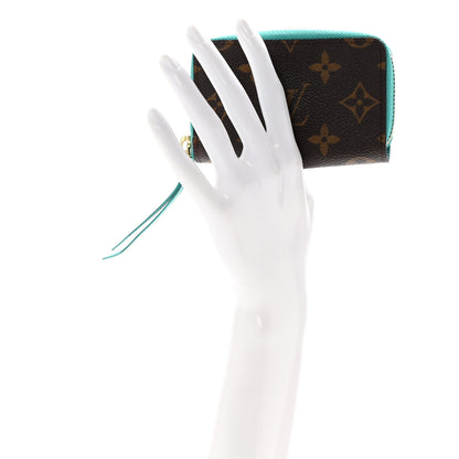 Louis Vuitton Monogram Zippy Multicartes Turquoise 2 of 10