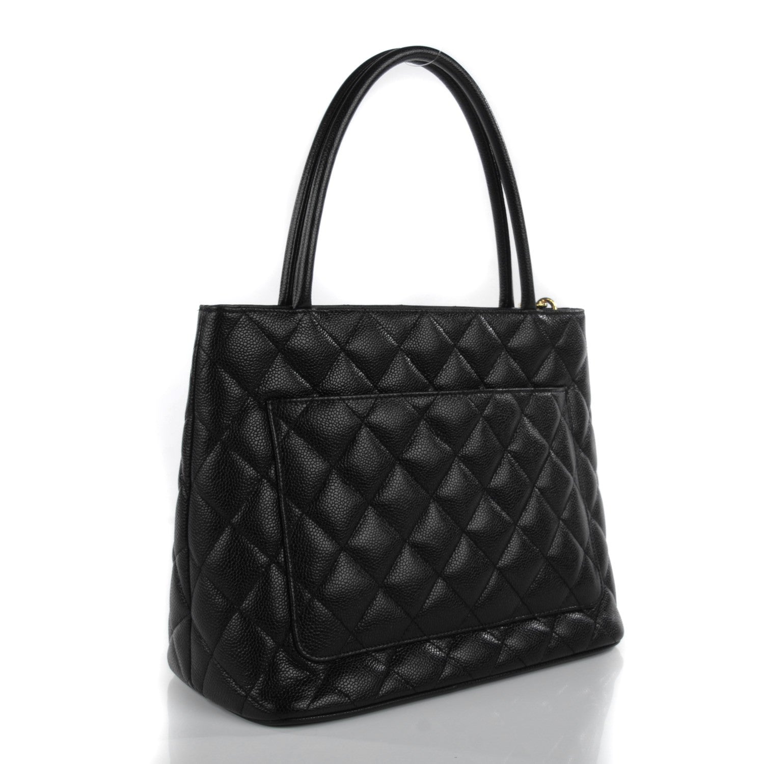 Chanel Caviar Quilted Medallion Tote Black 3 of 7