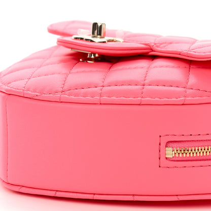 Chanel Lambskin Quilted CC In Love Heart Bag Pink 11 of 12